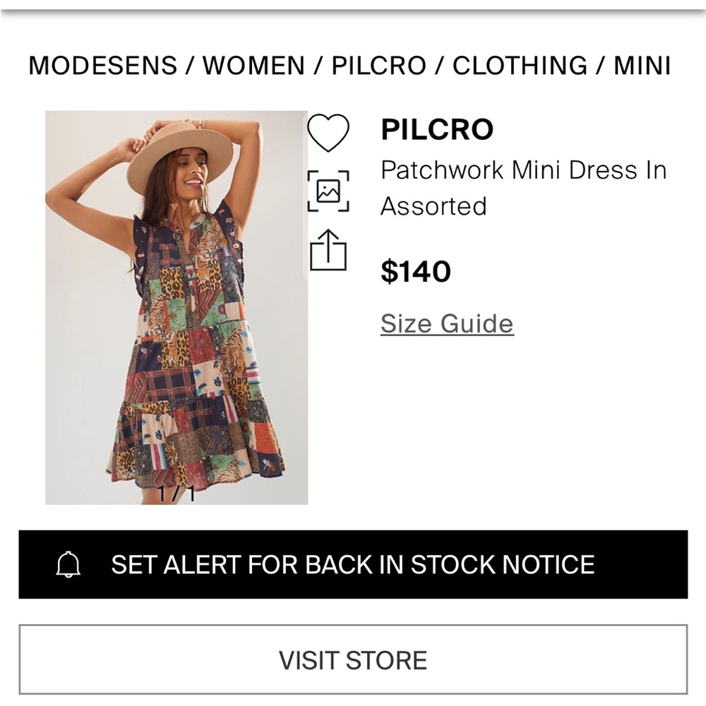 New condition pilcro dress from Anthro!! Retails for $140 right now